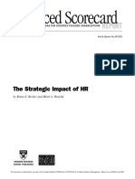 The Strategic Impact of HR PDF