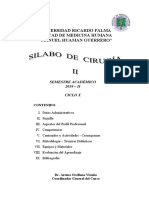 10 Silabo de Cirugia Ii PDF