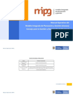 Manual Operativo MIPG Anexos - 2 - 3 - 4 - 5 - 6 - Criterios - Diferenciales