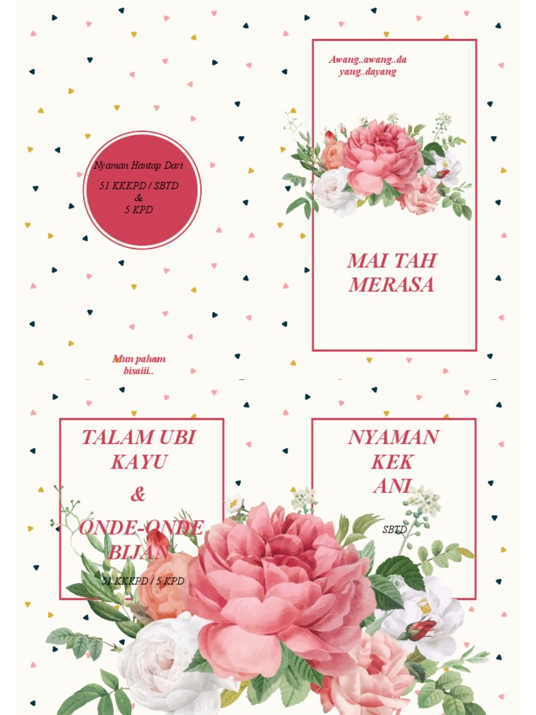 Kad Menu | PDF