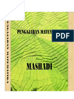 Buku Pengajaran Matematika Mashadi