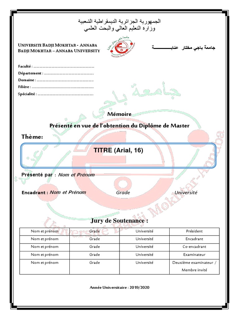 Page De Garde En Francais Pdf