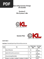 Session-08 File System Calls