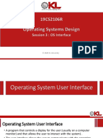 Operating Systems Design - Session 3 PDF