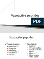 Vasoactive Peptides