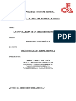 ¿Qué Es La Dirección Estratégica