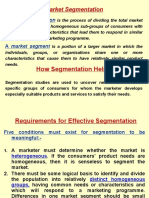 Lecture-2-I (Market Segmentation, Targeting & Positioning)