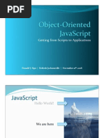 Object Oriented Javascript: Getting From Scripts To Applications