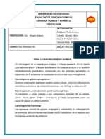 Tarea 3 - Carcinogénesis Química y Reactivos - Subgrupo 7