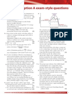 Answers To Option A Exam-Style Questions: Reactants