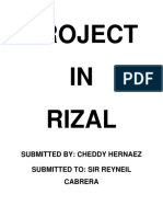 Project in Rizal Final