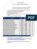 Términos y Condiciones Hasta 25% de Descuento en Equipos Por Página Web - 0 PDF
