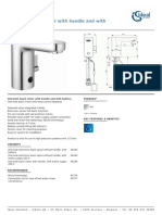 IdealStandard - One Hole Basin Mixer With Handle and With Battery - A6145