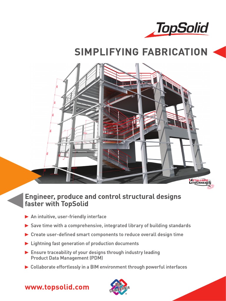 TopSolid: Streamlined Structural Design & Fabrication | PDF | 3 D ...