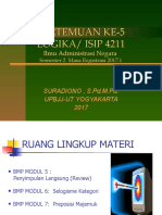 Materi TTM 5 dIKLAT