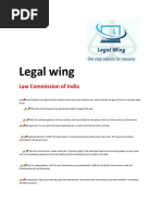 Legal Wing: Law Commission of India