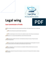 Legal Wing: Law Commission of India