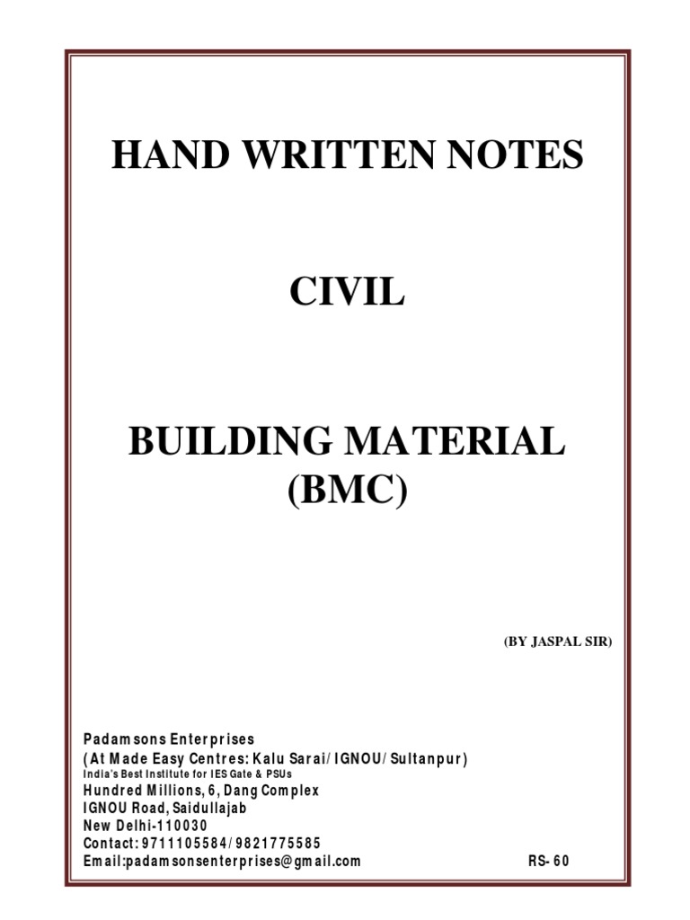 BMC NOTES BY JASPAL SINGH SIR KivipPdf PDF PDF