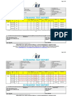 Ultrasonic Test Report: Tested by Ies-Industrial Engineering Services