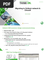 Migrating To Onsemi Network & Cliosoft