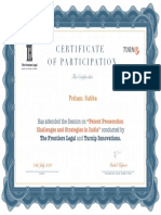 Certificate Patent Prosecution Webinar