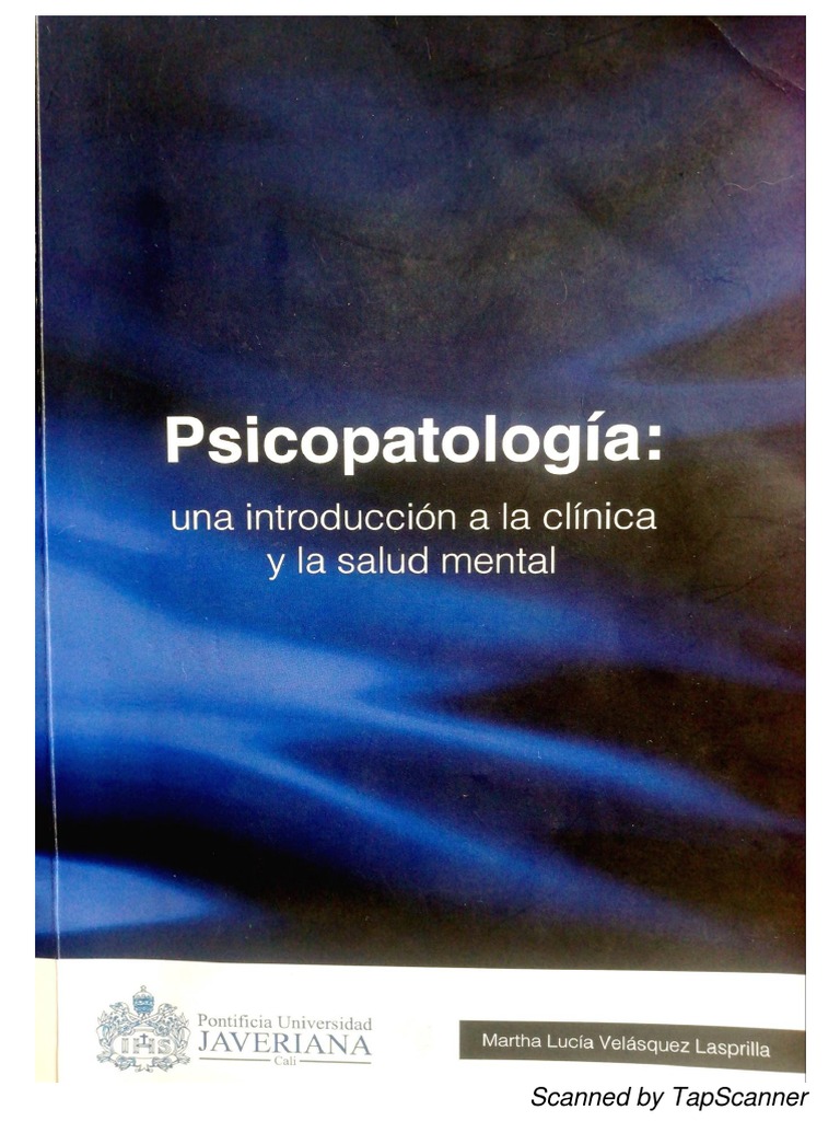 PDF Psicopatologia Una Introducción A La Clinica y Salud Mental Martha ...