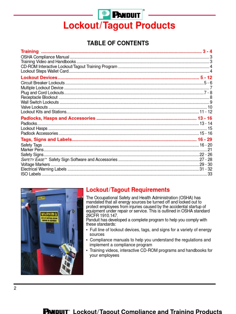 Lockout/Tagout Products | PDF | Electrical Connector | Manufactured Goods
