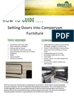 Setting Doors Into Campervan Furniture: HOW TO Guide