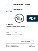 Electronic Devices and Circuits: Laboratory Manual