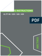 Operating Instructions for Ultra Low Temperature Freezer Models ULTF 80/220/320/420