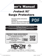 Owner's Manual: Protect It! Surge Protectors