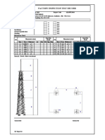 Factory Inspection Record for Steel Structure Project