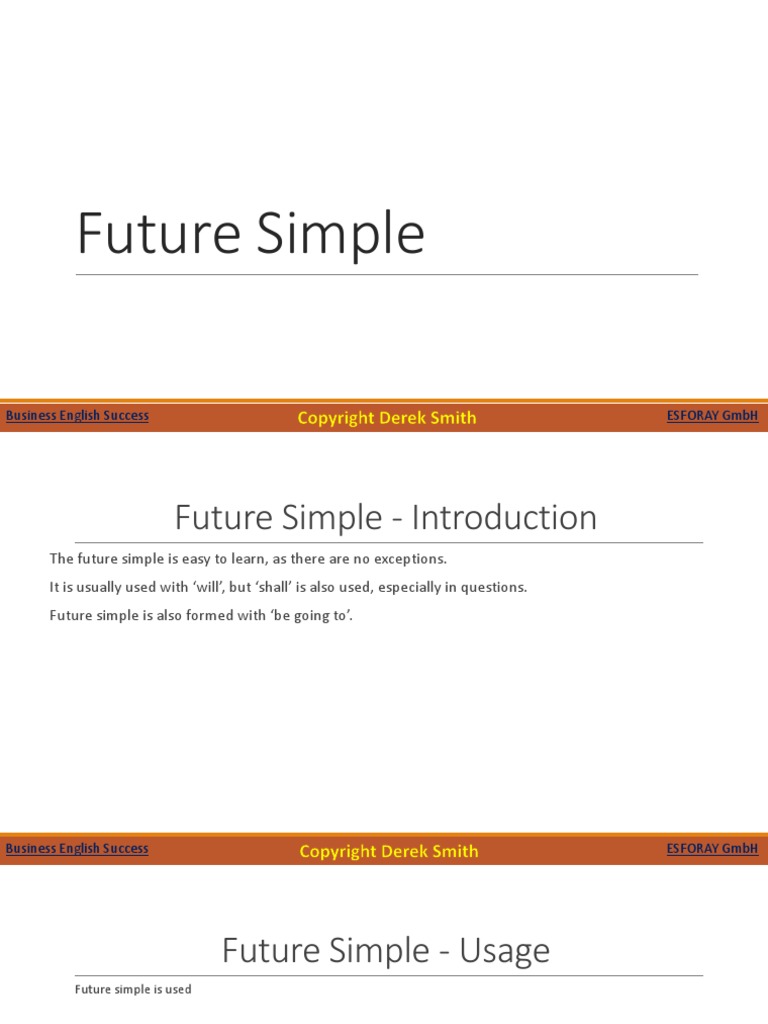10.1 Future - Simple PDF | PDF | Grammar