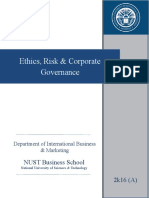 Course Outline - Ethics, Risk and Corporate Governance