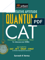 Quantitative Aptitude Quantum CAT For Admission Into IIMs - Quantum CAT - Arihant Expert PDF
