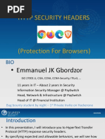 HTTP Header Security (Slide)