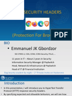 HTTP Header Security (Slide)