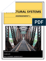 Structural Systems Assignment 1 - Flat, Curved & Space Trusses