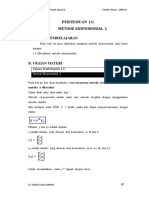 Pertemuan Ke-12 - Metode Eksponensial2