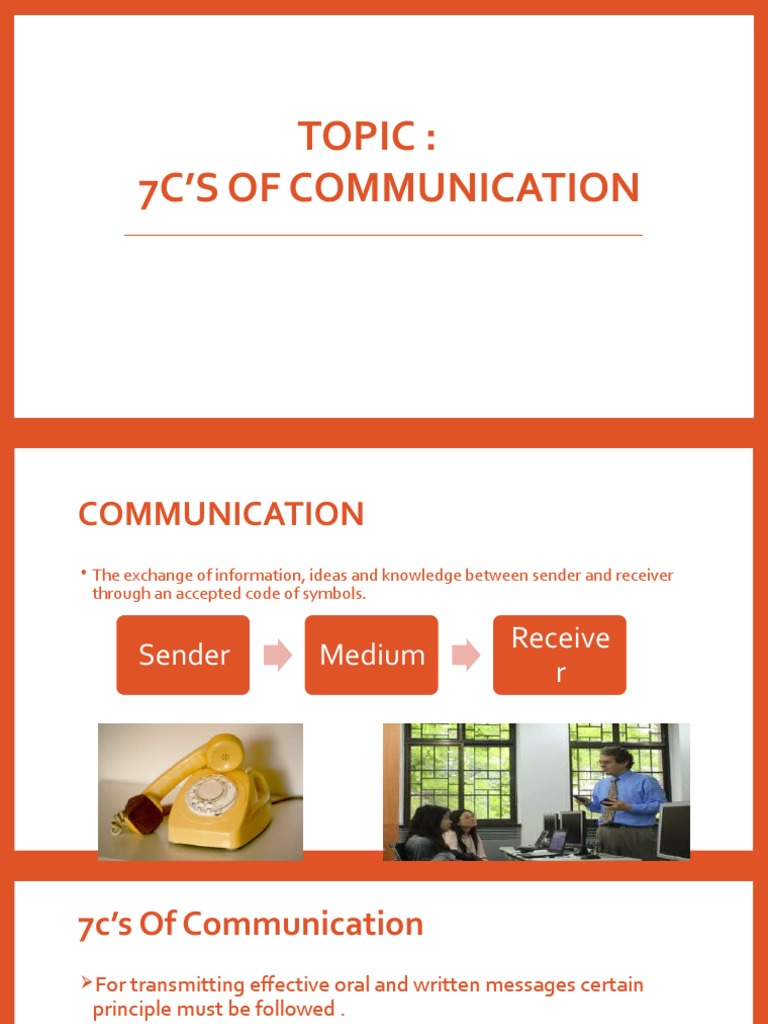 7C's of Communication | PDF | Jargon | Communication