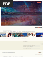 Efficient DC Testing and Current-Voltage Characterization: Tips and Techniques For