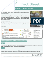 Fact Sheet How To Read A Water Meter
