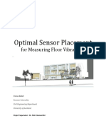 Optimal Sensor Placement: For Measuring Floor Vibrations