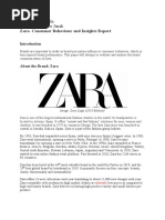 Zara Brand Prism Analysis, Brand Associations and Branding Strategies