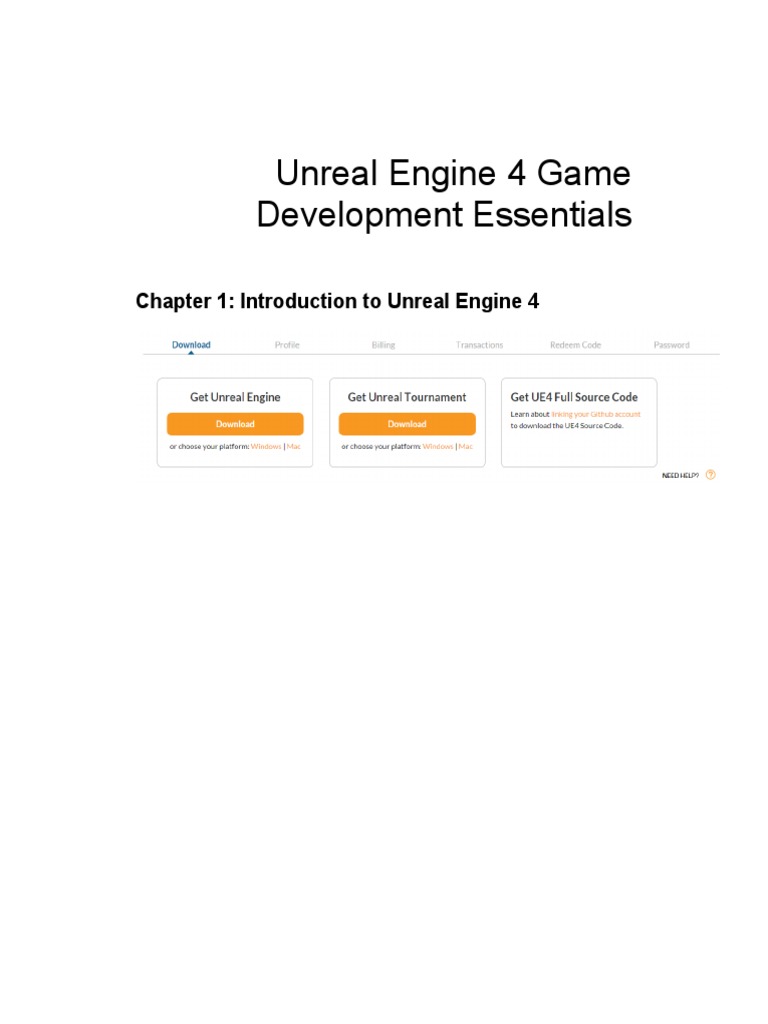 Unreal Engine 4 Development Essentials | PDF | Computers