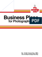 Photography Business Plan Template Free PDF