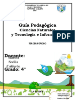 GUIA NATURALES 4°tercer Periodo