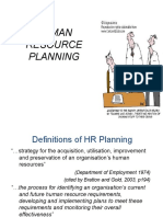 Human Resource Planning