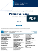 Palliative Care: NCCN Clinical Practice Guidelines in Oncology (NCCN Guidelines)