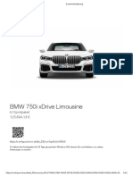 BMW 750I Xdrive Limousine: M Sportpaket 125.894,13